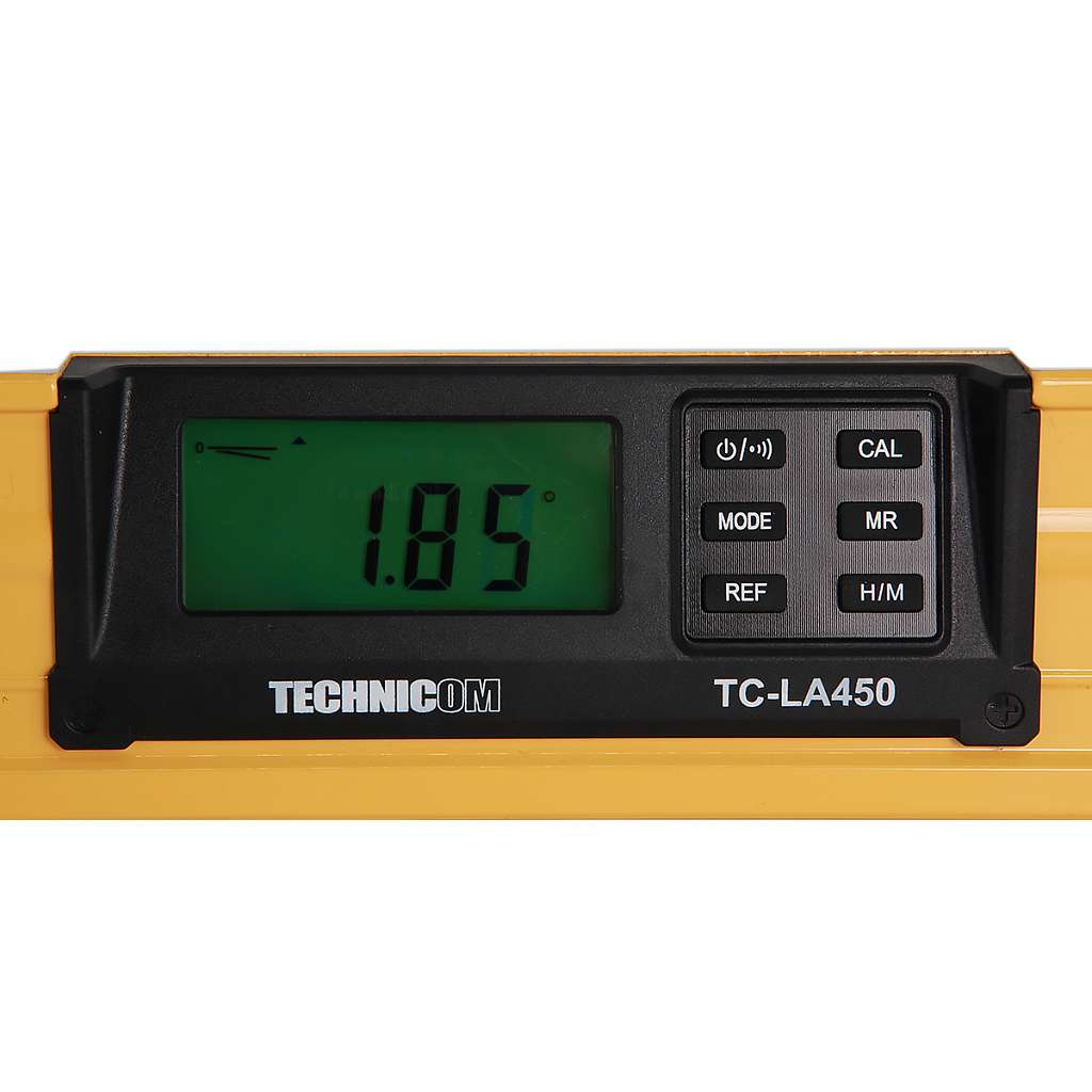 Уровень-угломер электронный с магнитом  450 мм TECHNICOM TC-LA450