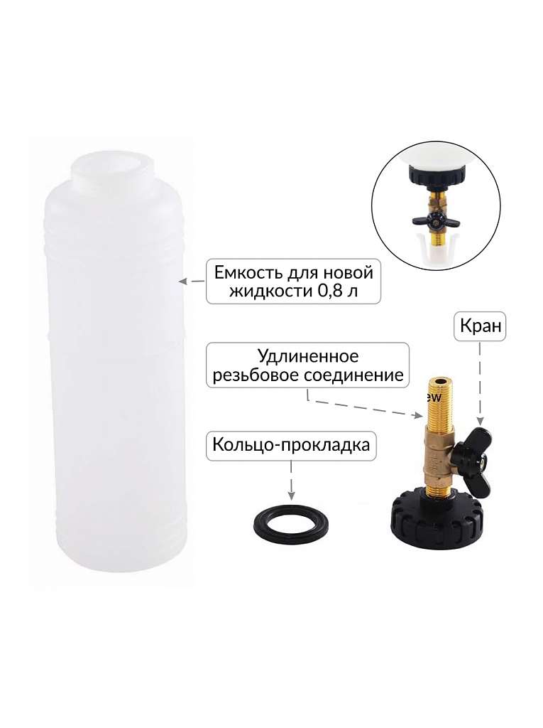 Приспособление для прокачки тормозной системы и сцепления Car-Tool CT-H030 купить в Москва
