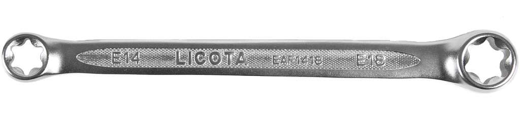 Ключ накидной текстурный Е-профиль Е16 х Е22 Licota AWT-EAF1622 фото