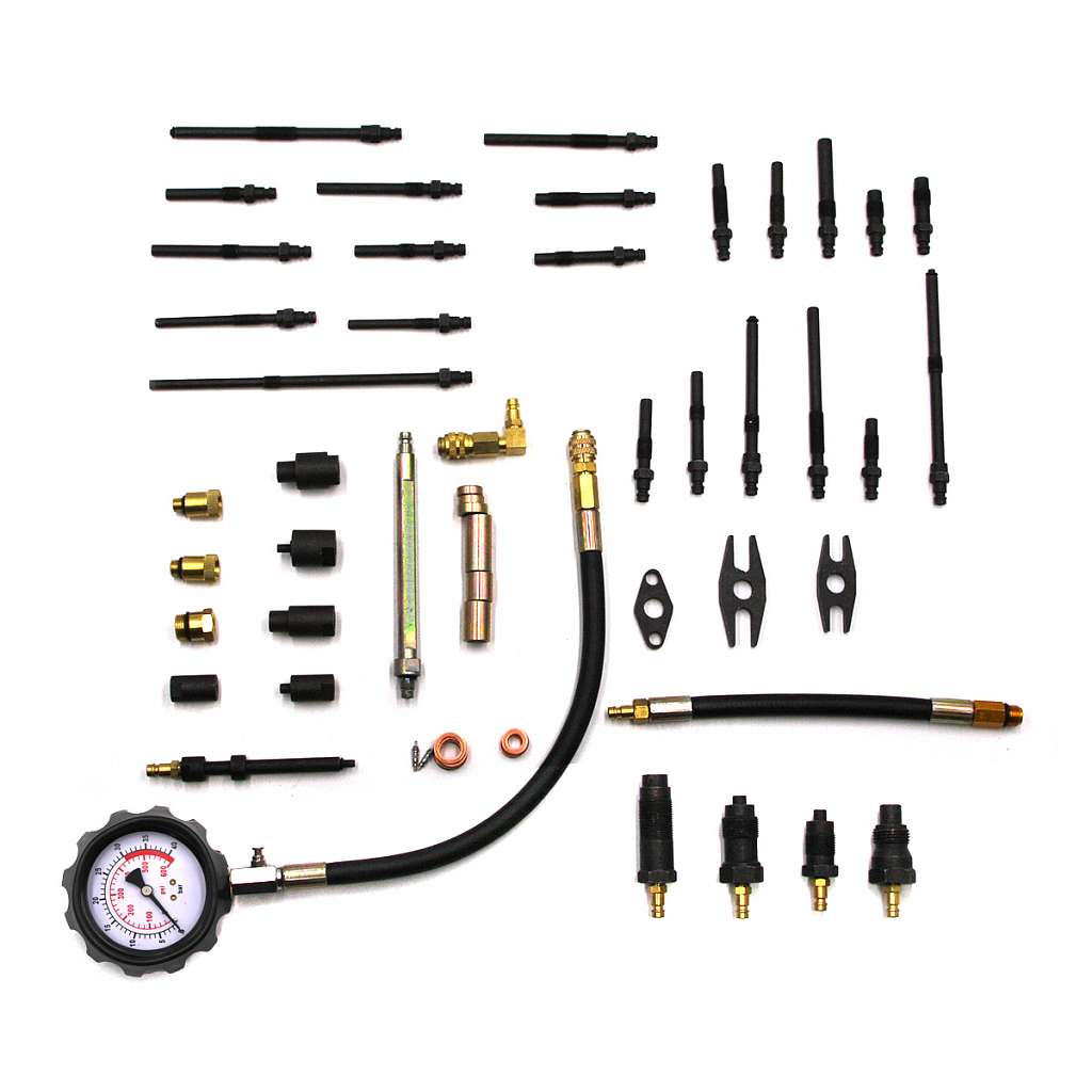 Дизельный компрессометр с комплектом адаптеров 48 предметов Car-Tool CT-B0131