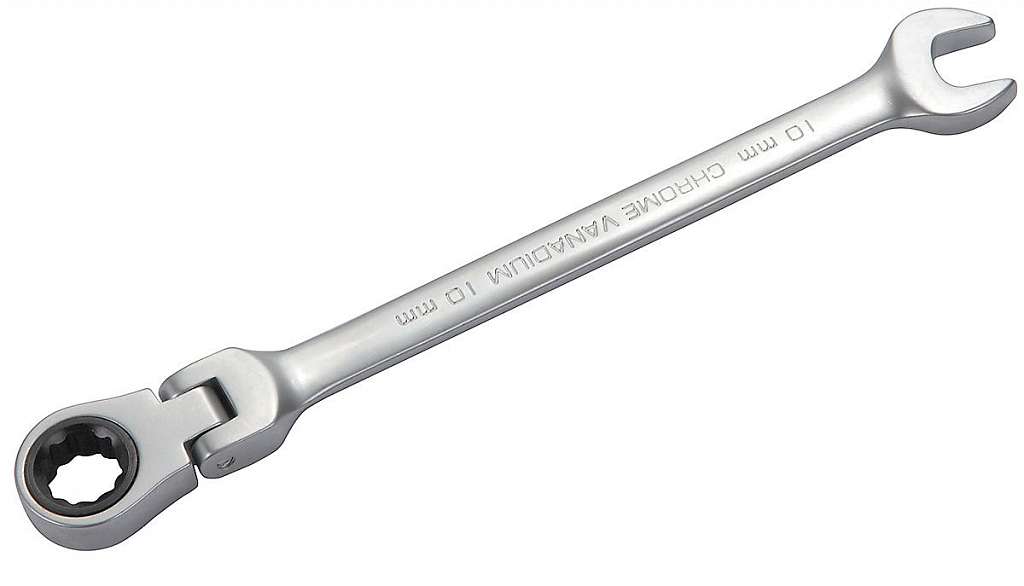 Ключ комбинированный трещоточный с шарниром 24 мм купить в Москва