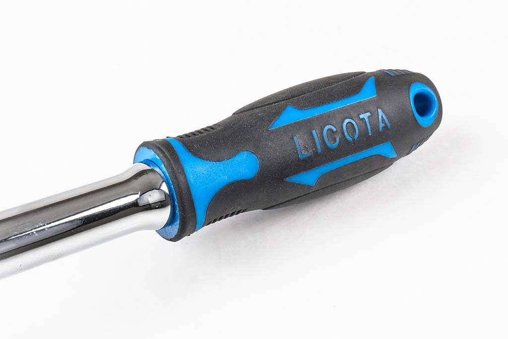 Вороток шарнирный 1/2" 375мм с резиновой ручкой Licota AFT-A1215H