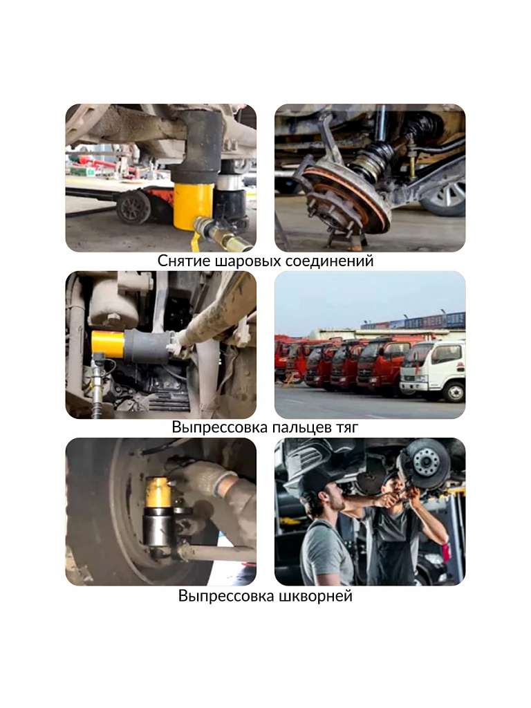 Съемник шаровых соединений гидравлический для грузовиков и спецтехники Car-Tool CT-A3039 купить