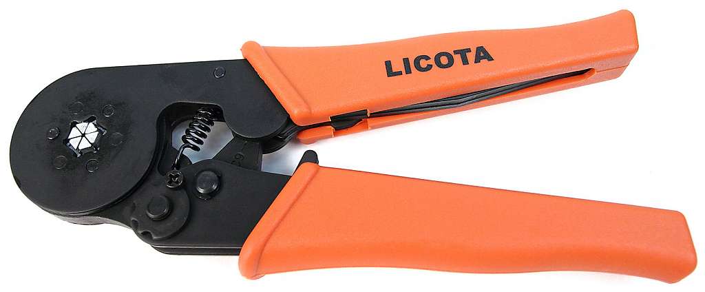 Пресс-клещи шестигранные для опрессовки изолированных наконечников 0,08-5 мм² Licota ACP-6304 купить