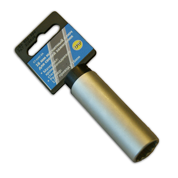 Ключ свечной 16 мм магнитный Car-Tool CT-1147-2A фото